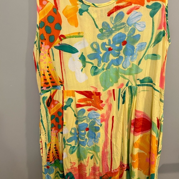 Jam’s World Yellow Midi Dress Size Medium GUC M0498 - Picture 9 of 12